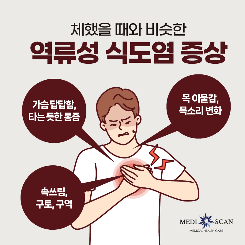 역류성 식도염 야간 증상&amp;#44; 밤에 누우면 더 아픈 이유