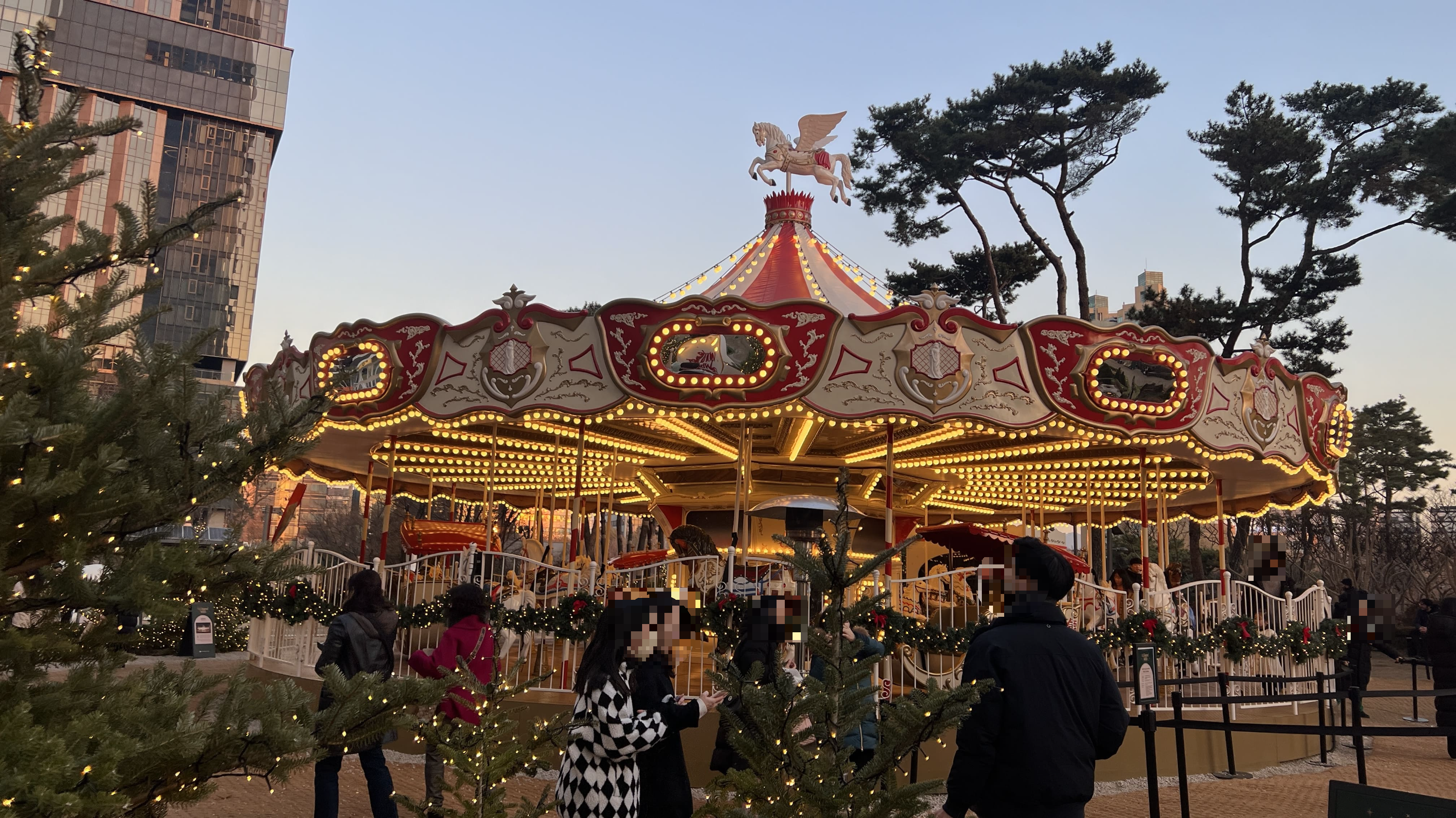 유럽 감성 잠실 롯데 크리스마스 마켓