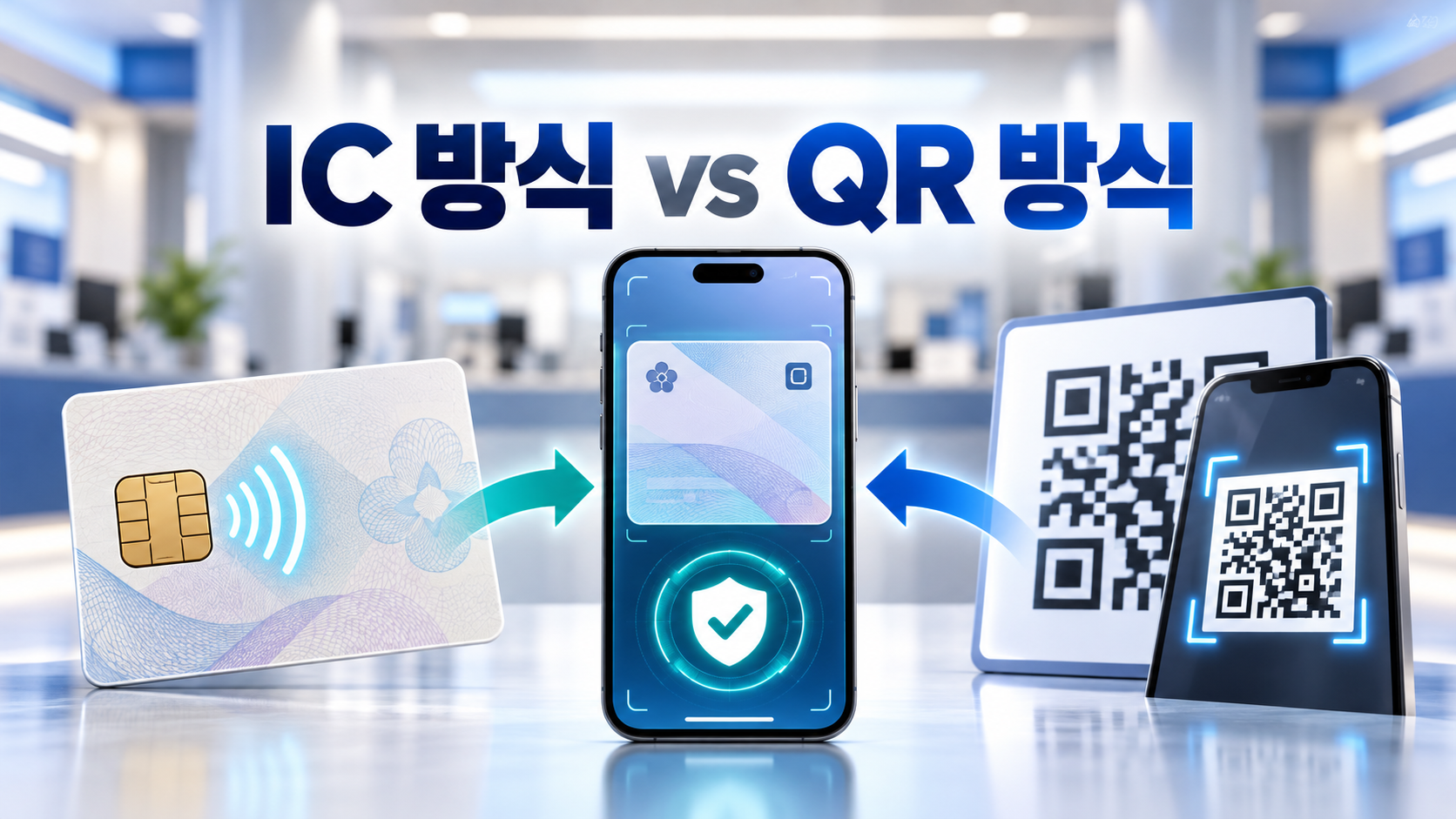 모바일 주민등록증 발급 전 필독! IC 방식과 QR 방식의 결정적 차이 4가지