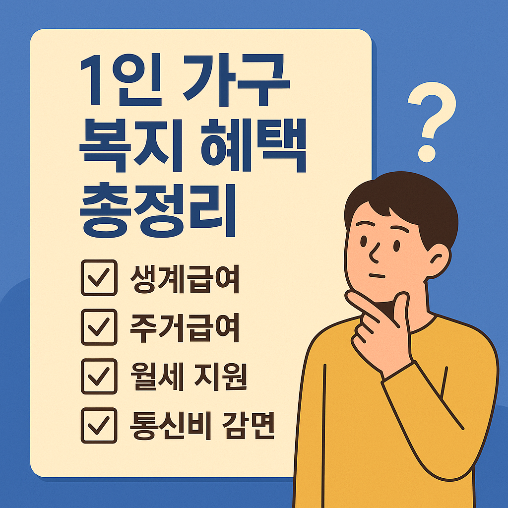 1인가구 혜택