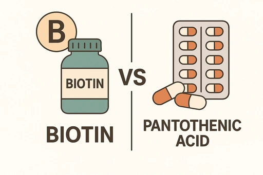 비오틴 vs 판토텐산