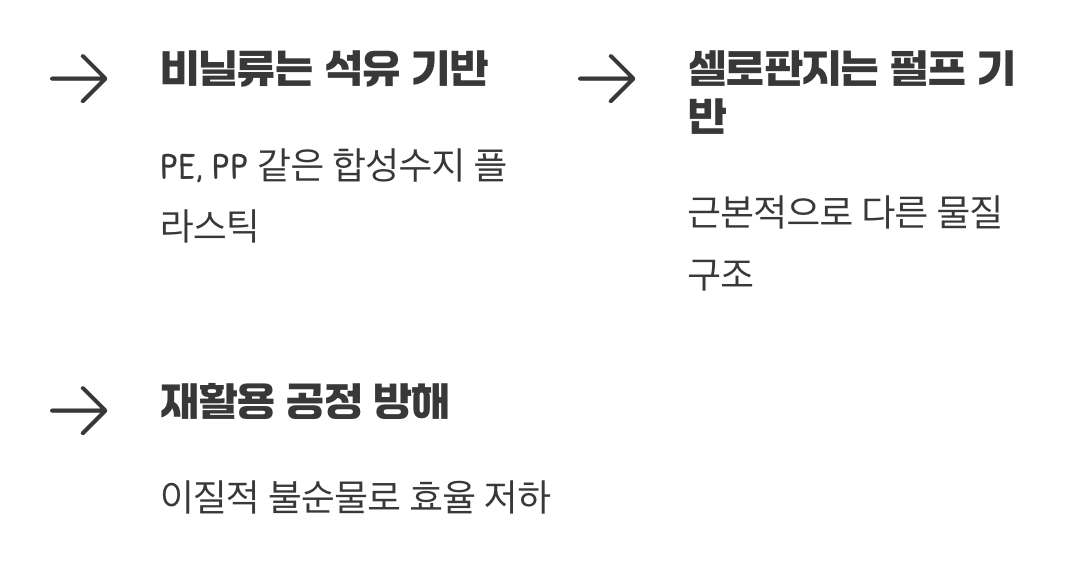 ‘비닐’처럼 보이지만, ‘비닐’도 아니에요