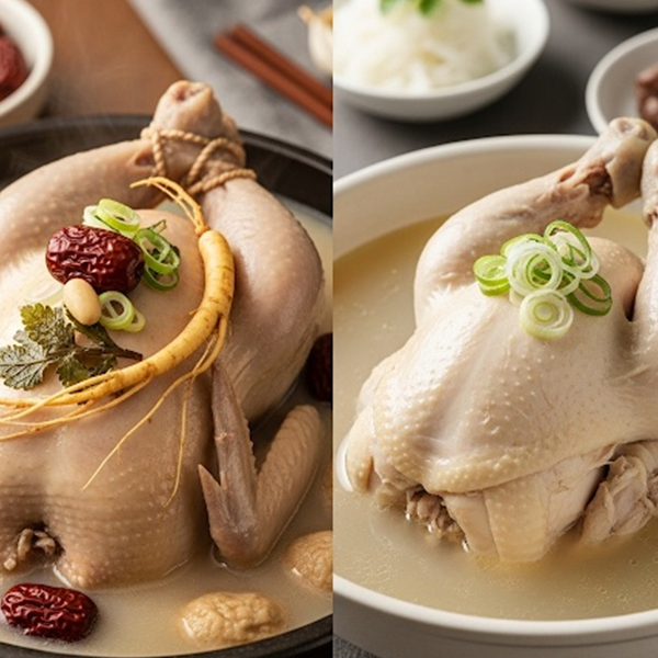닭백숙과 삼계탕의 차이