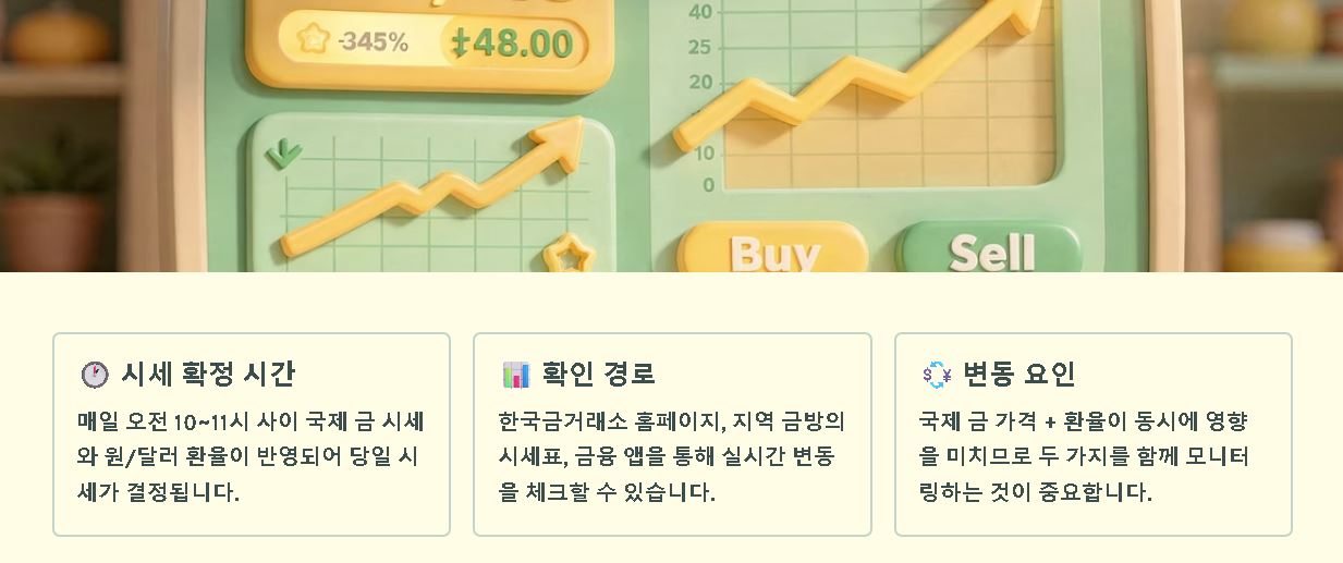 14k 18k 금시세 1돈가격