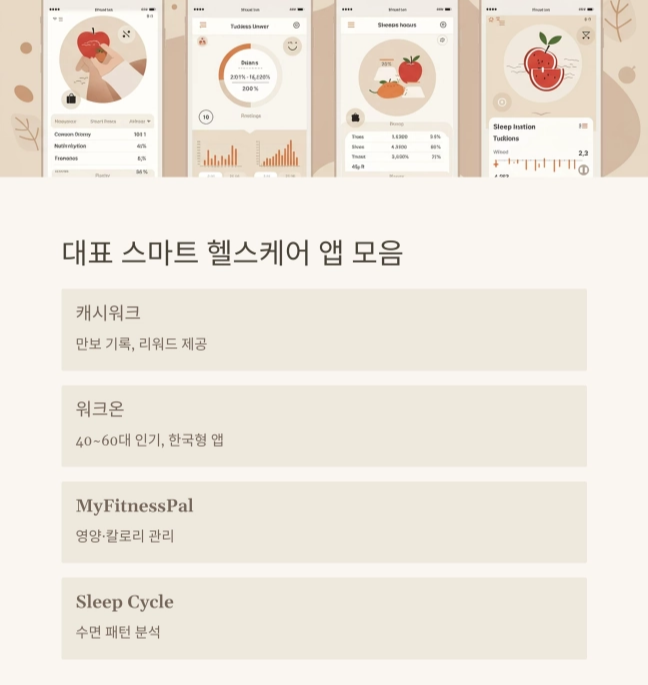 스마트 헬스케어 앱으로 시작하는 40대 건강 습관