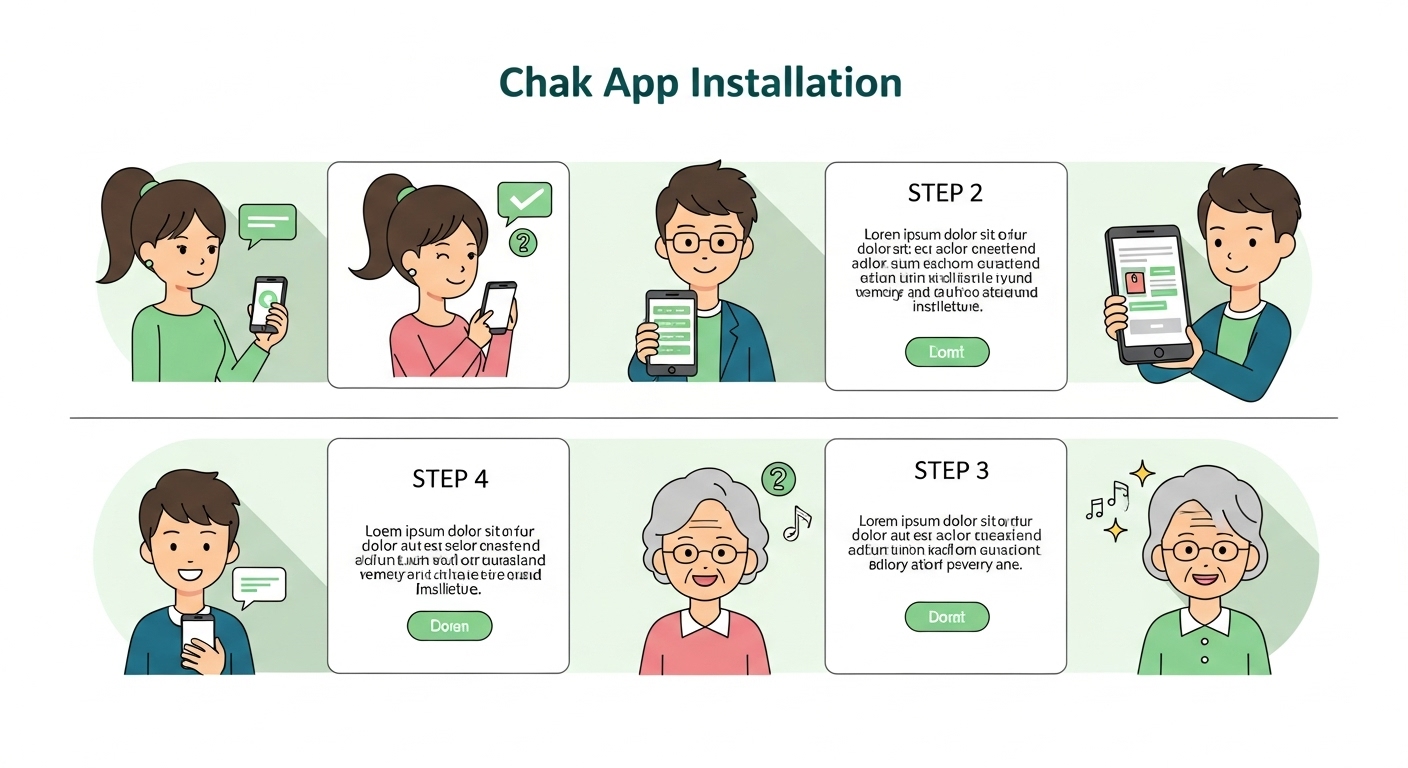 Chak 앱, 첫 시작 가이드