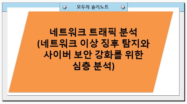 네트워크 트래픽 분석(네트워크 이상 징후 탐지와 사이버 보안 강화를 위한 심층 분석)