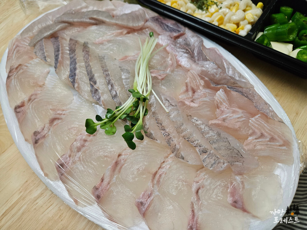 봉담 흥수산 횟감