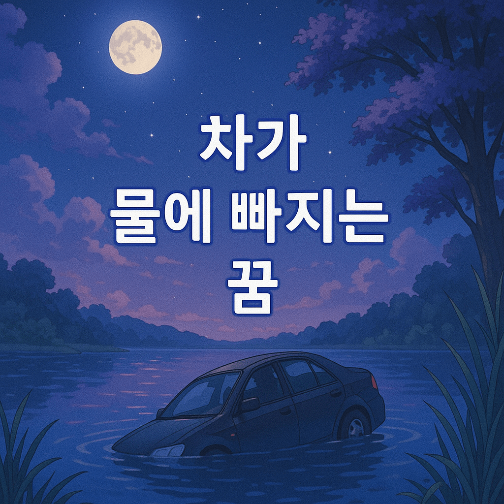 차가 물에 빠지는 꿈 해몽
