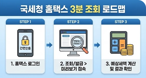 국세청 홈택스 조회
