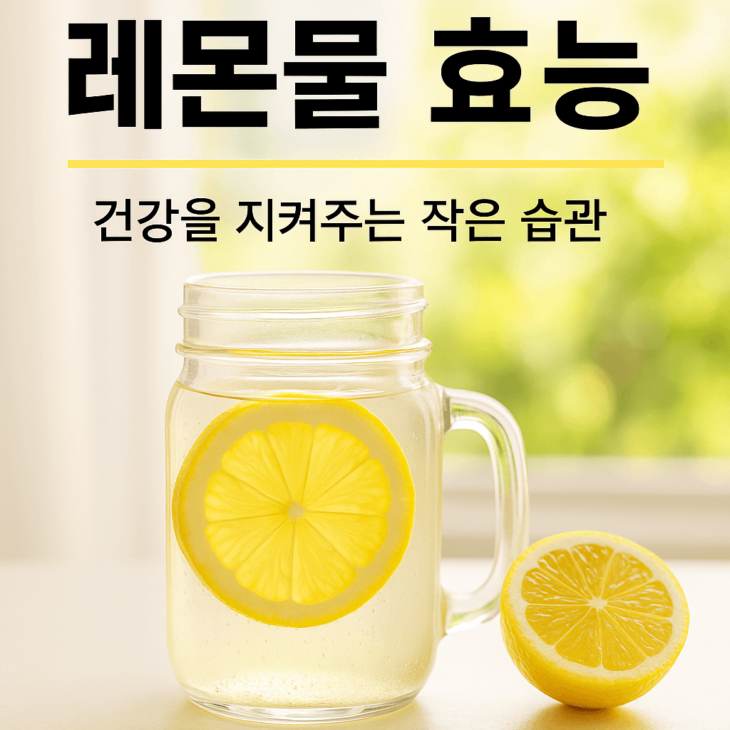 레몬수 효능은 다양하다