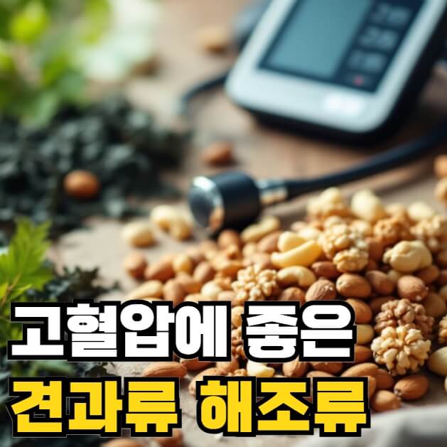 고혈압에 좋은 견과류 해조류