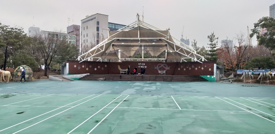 야외 배드민턴장