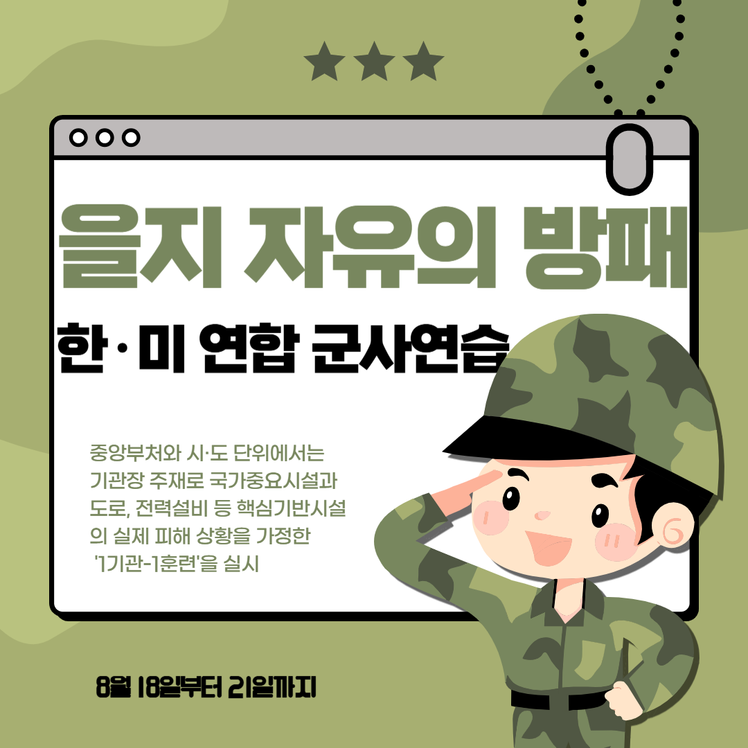 을지 자유의 방패 훈련의 목적과 역사적 의미 일정, 훈련 포인트