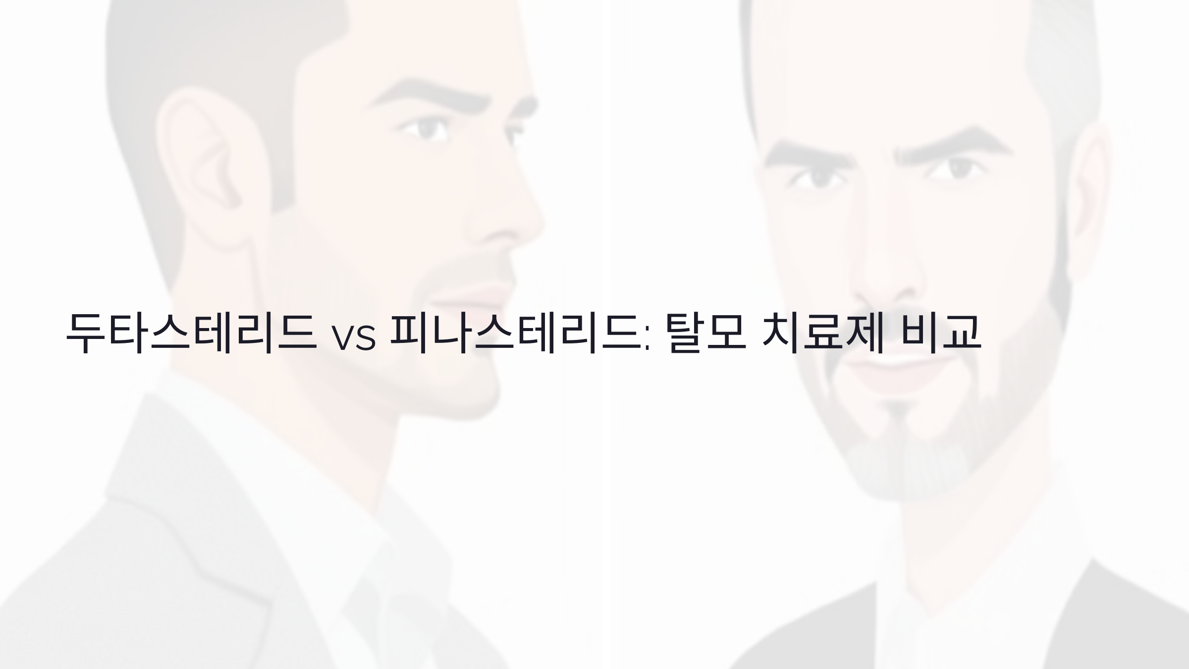 두타스테리드 vs 피나스테리드