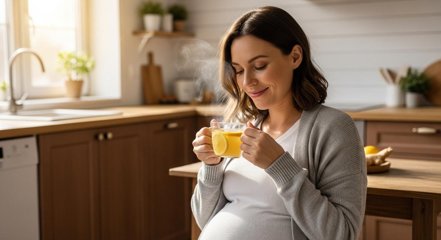 입덧 레몬생강차