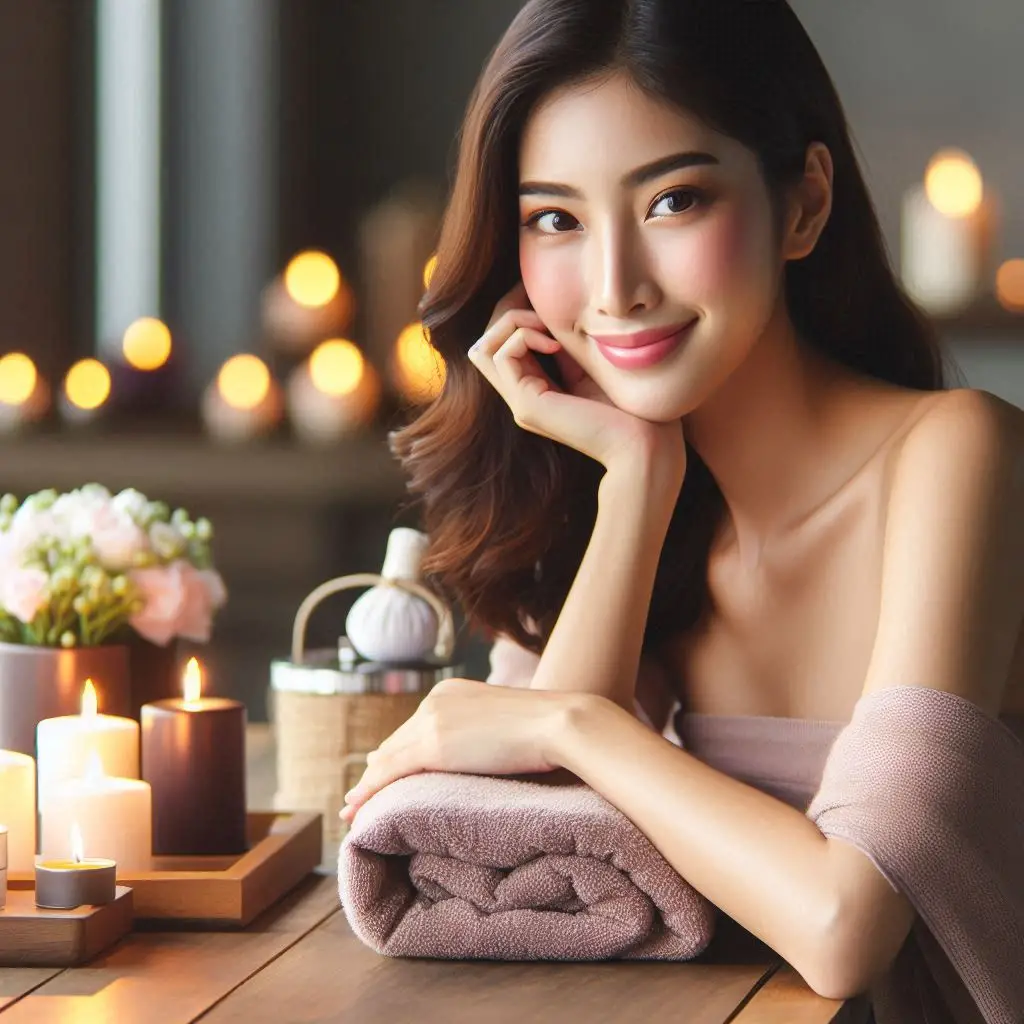 피부,체형관리 샵 배경