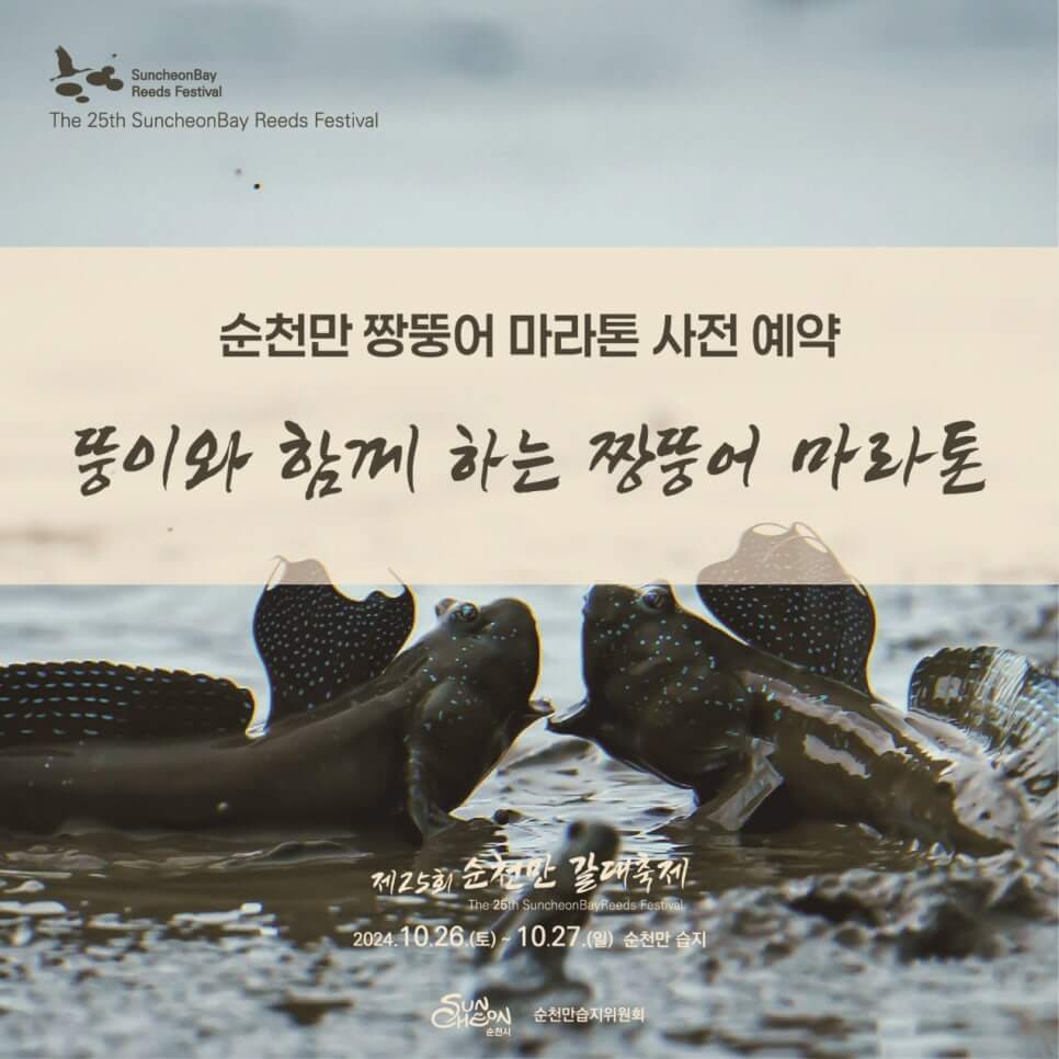 짱뚱어 마라톤 대회 신청하기