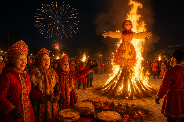 러시아 마슬레니차 축제 관련 사진