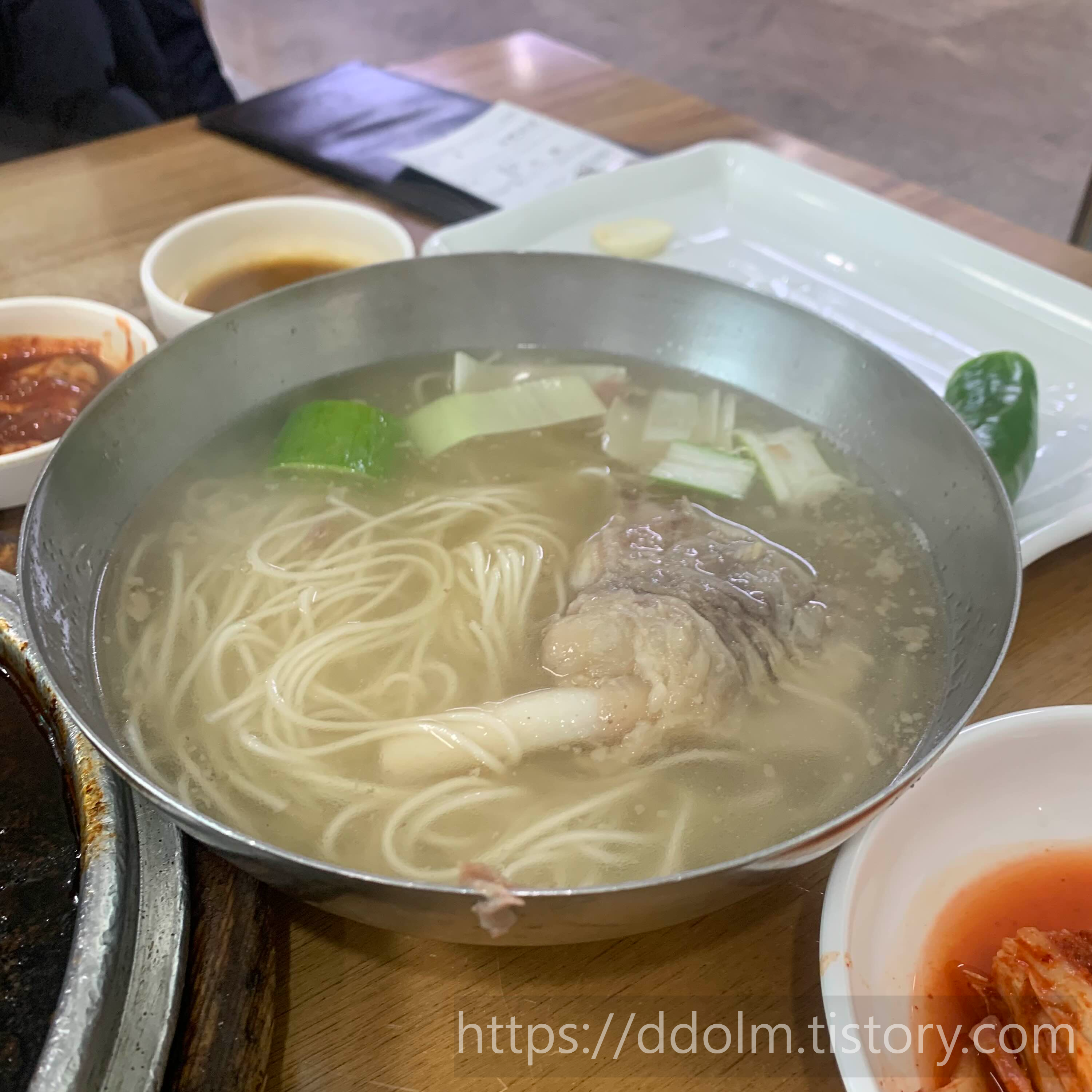 예산 소복갈비 국수