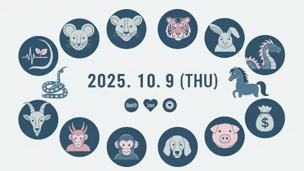 2025년 12월9일 오늘의 운세