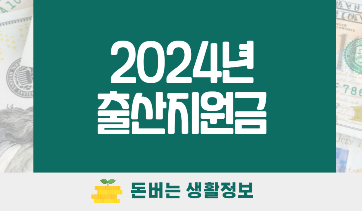 2024년 출산지원금