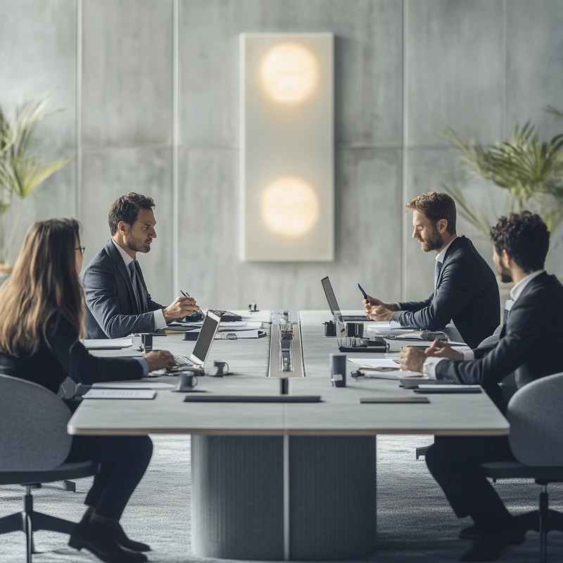 금융 전문가들이 S&P500에 영향을 미치는 글로벌 경제 트렌드를 전략적으로 평가하며 국제 금융 상황에 대한 심층 분석에 참여하고 있다.