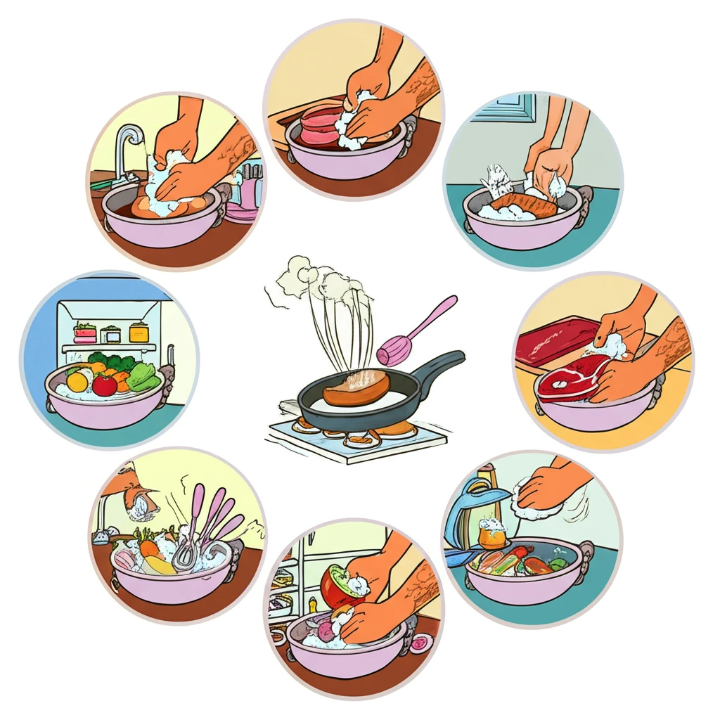 식중독 예방, 손씻기부터 음식 보관까..