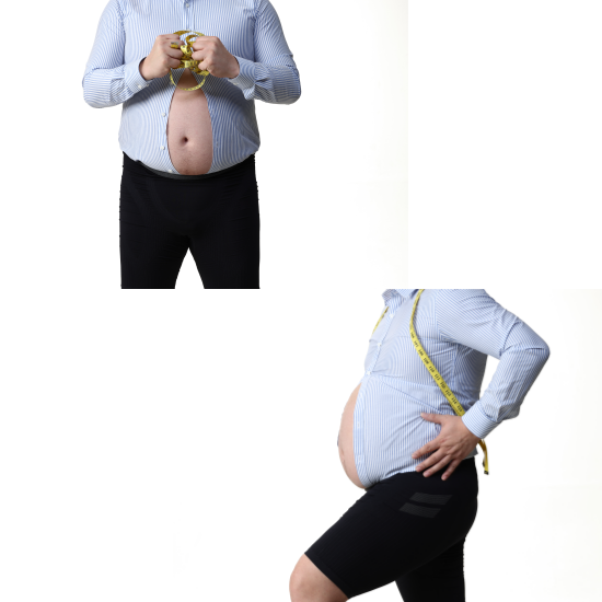 올챙이배, 배불뚝기