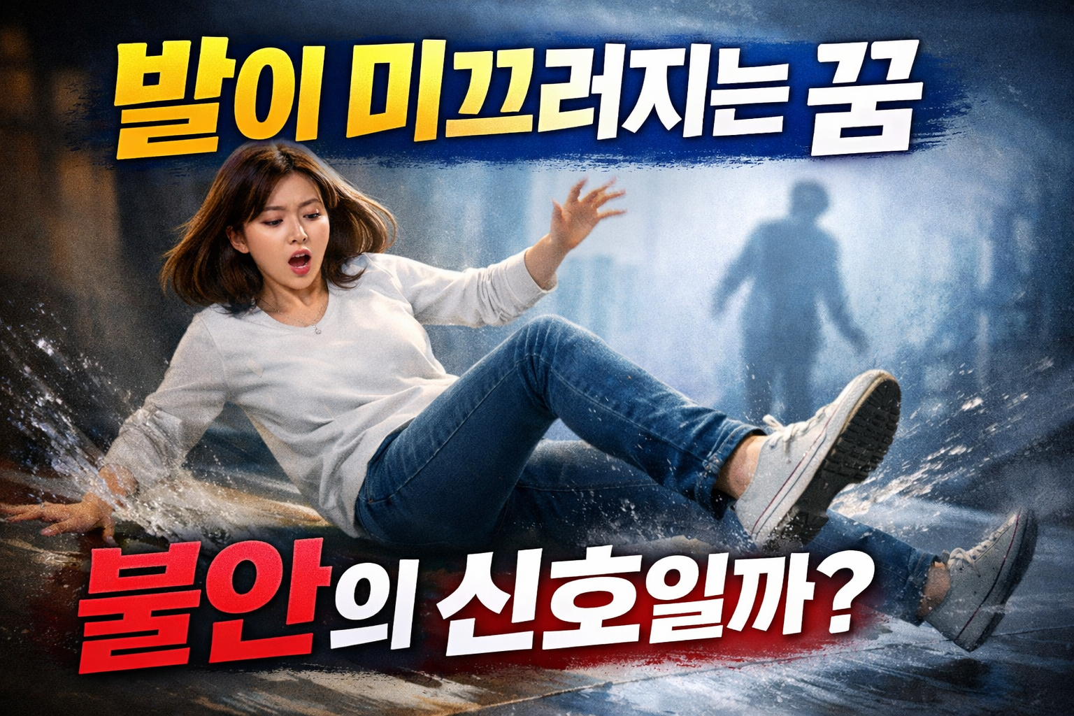 발이 미끄러지는 꿈