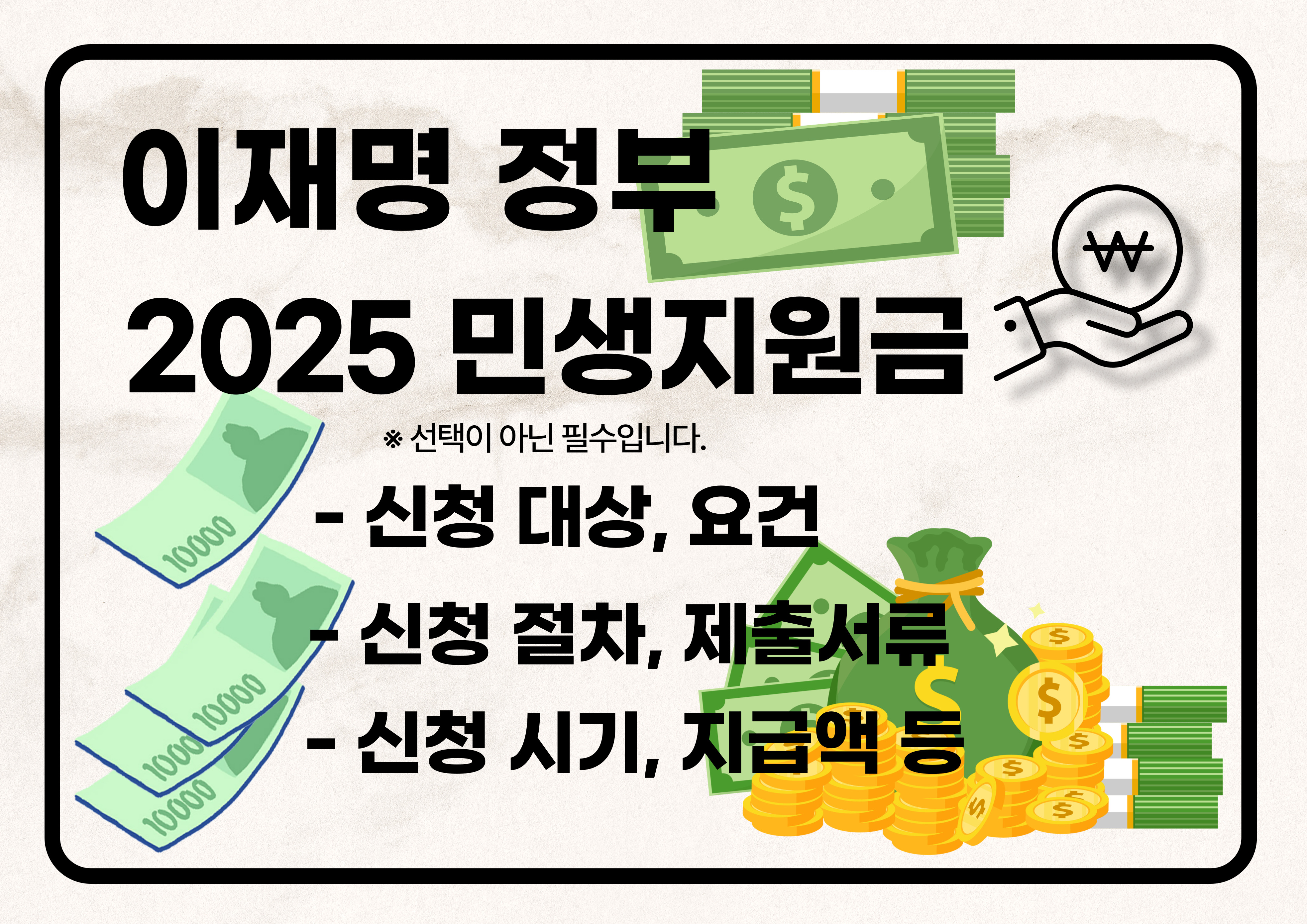 2025 민생 지원금
