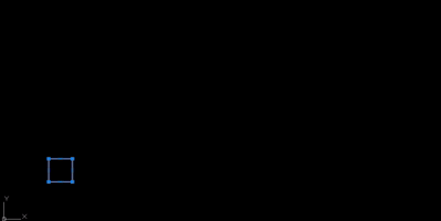 Auto Cad에서 array 명령 후 직사각형 패턴 사용 예시 모습 .gif