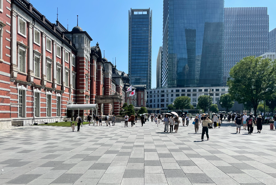 도쿄역 및 도쿄역 마루노우치 광장 여행