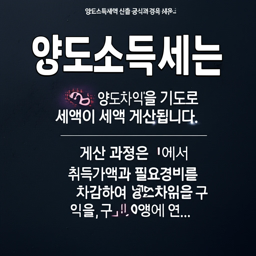 양도차손 국내 이익과 합산하는 손익 ..