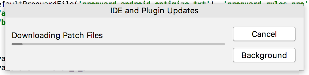 안드로이드 스튜디오 업데이트