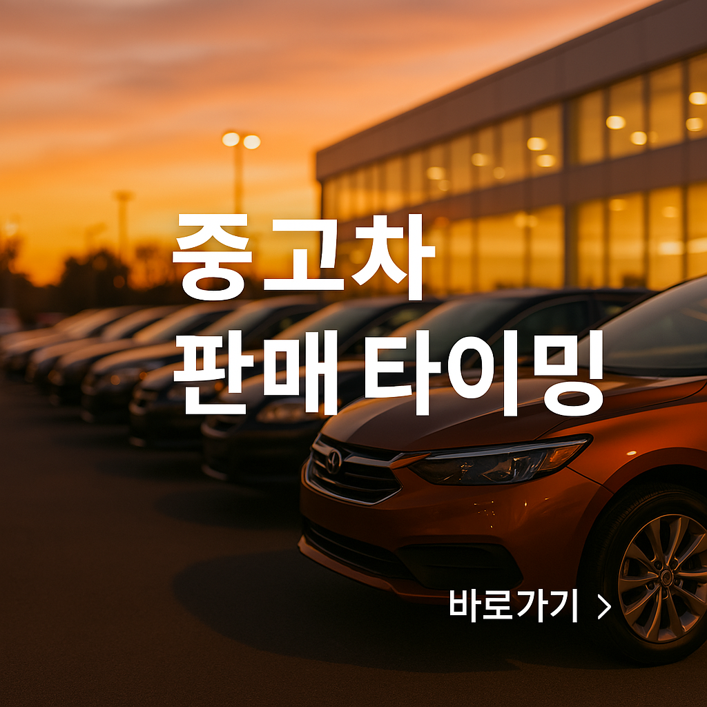 중고차 판매 시기 사진
