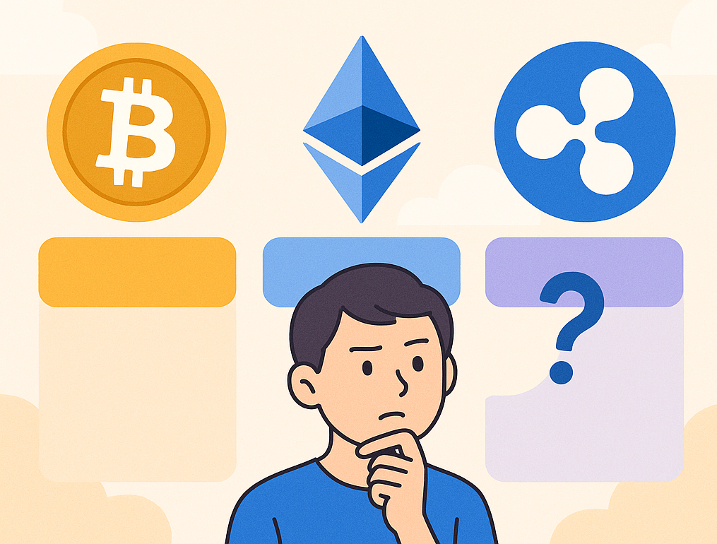 비트코인·이더리움·리플 비교! 어떤 코인이 나에게 맞을까?