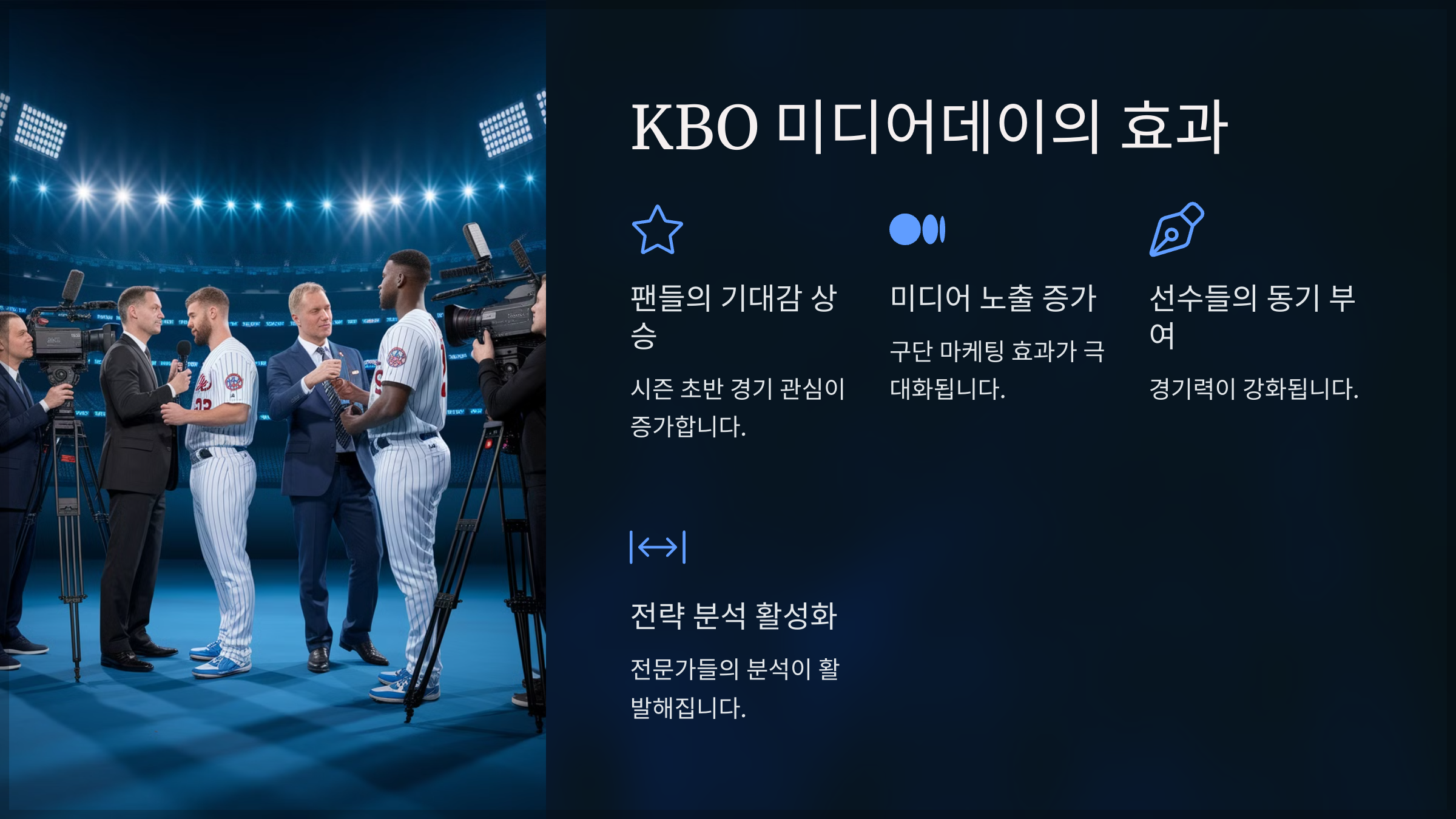 KBO 미디어데이의 효과