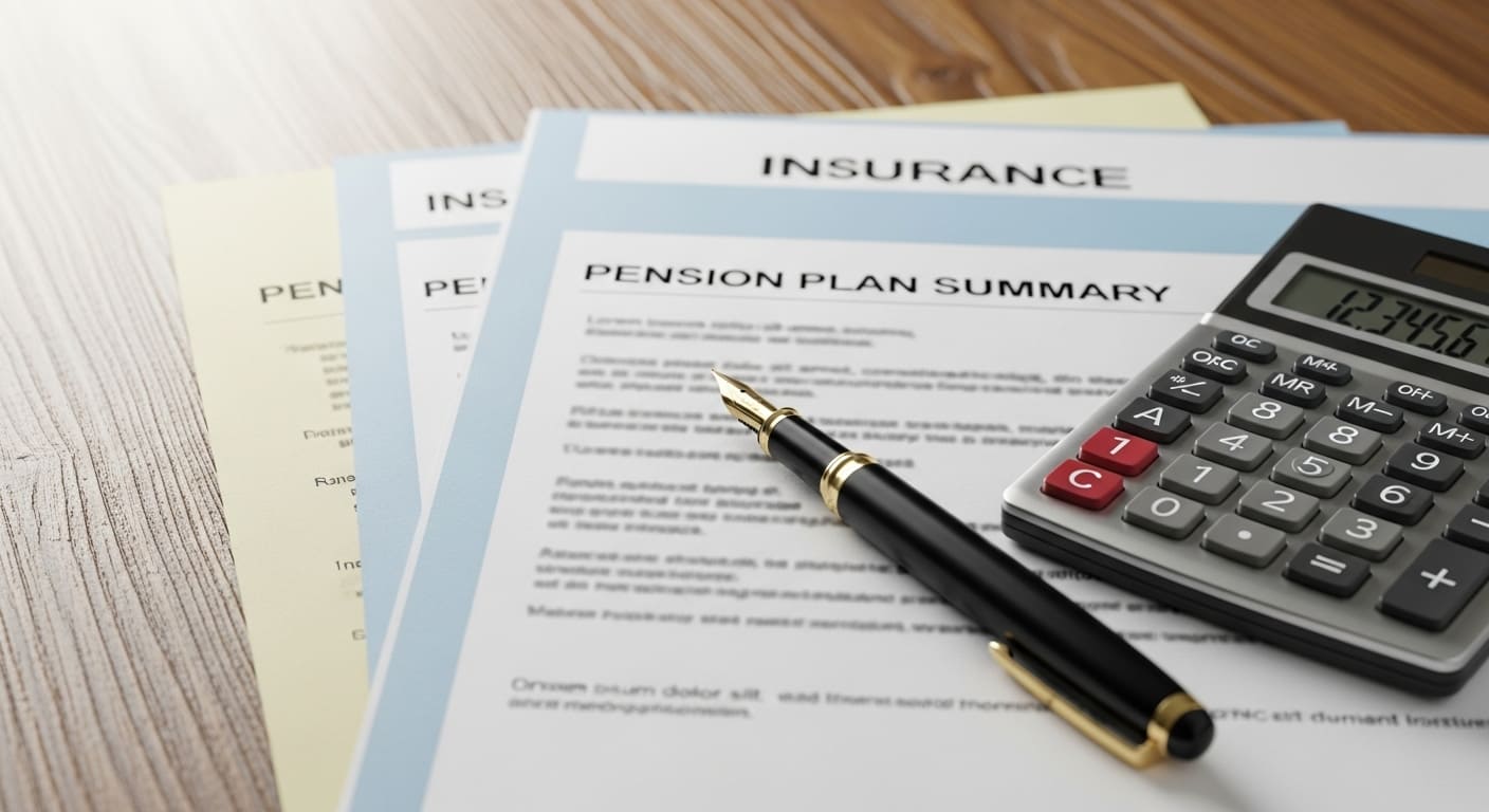 연금 전환을 위한 신청서 작성 모습