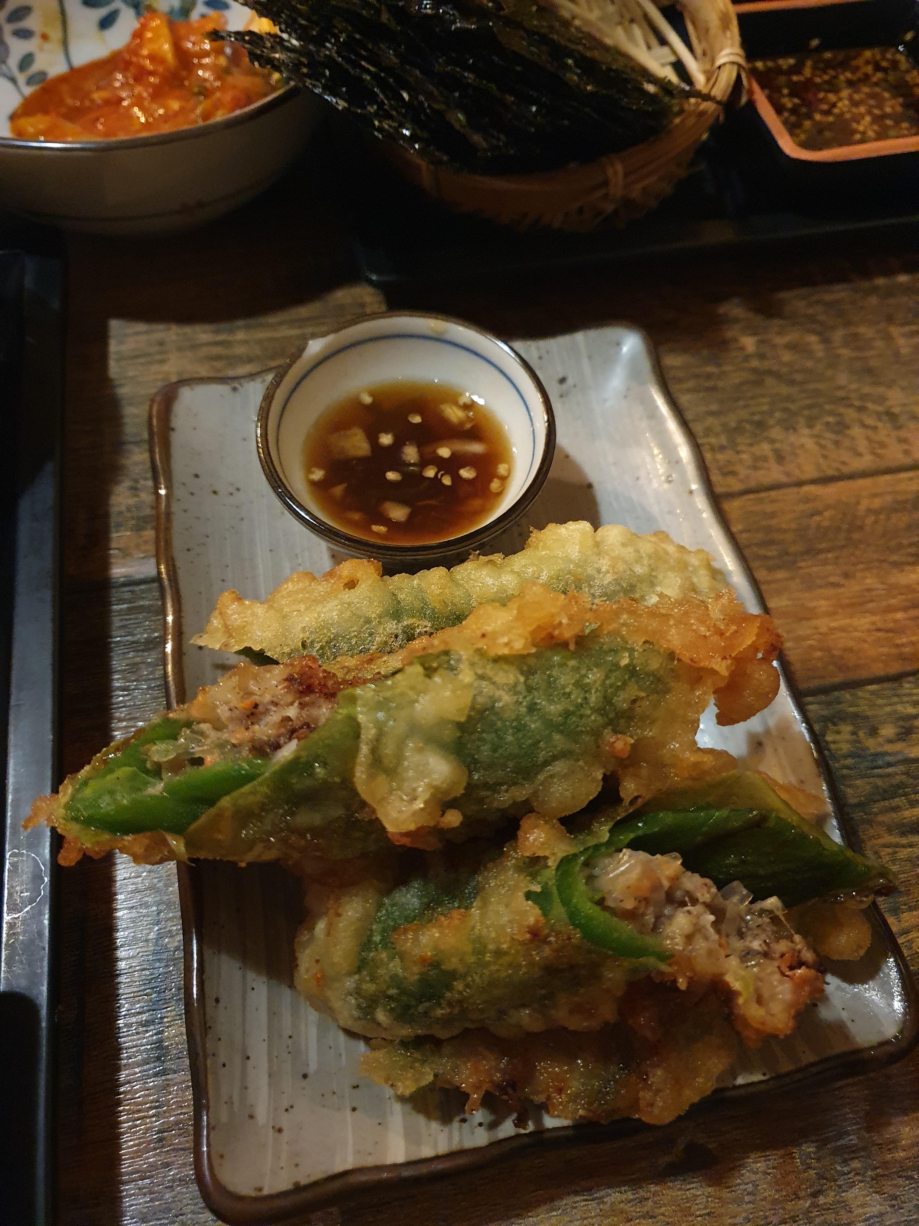 대전 갈마동 맛집 밥한톨 고추튀김