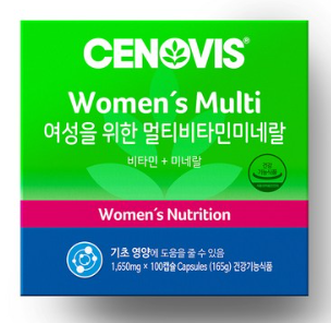 세노비스 여성용 멀티비타민미네랄&#44; 100캡슐&#44; 1개