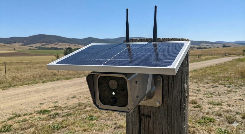 태양광 무선 CCTV 이미지