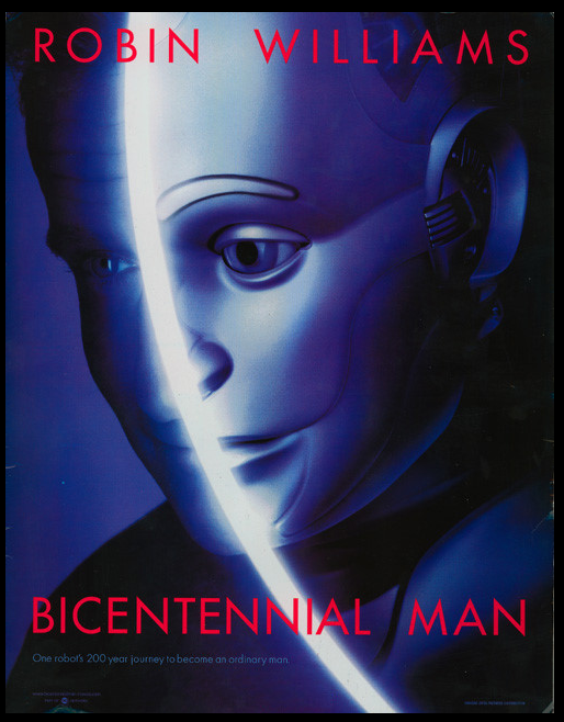 인간이 되고 싶은 로봇이야기, 영화 바이 센테니얼 맨 포스터.