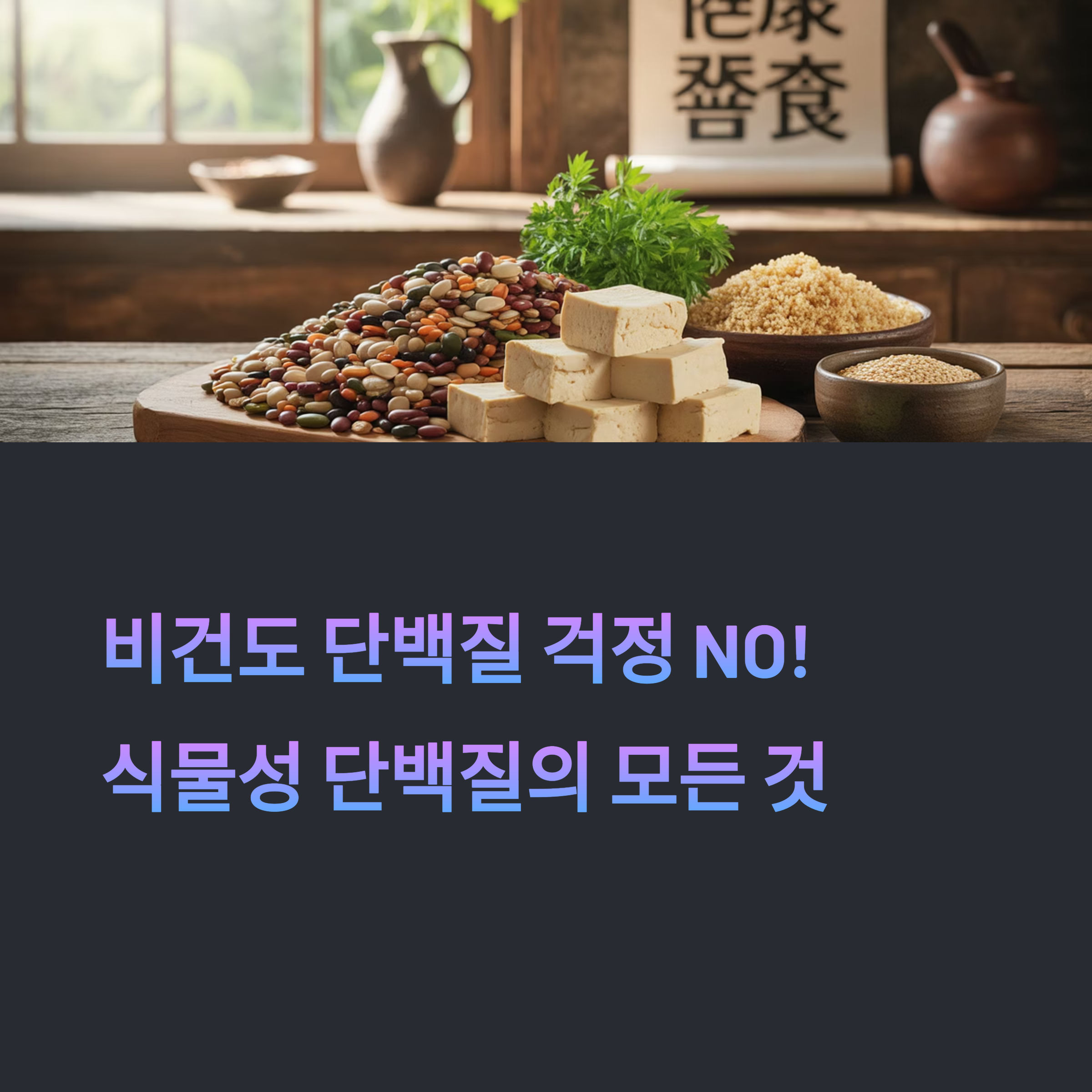 비건식으로 충분한 단백질 섭취하는 법