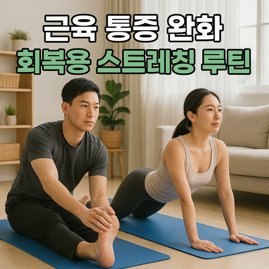 근육 통증 완화 회복용 스트레칭 루틴