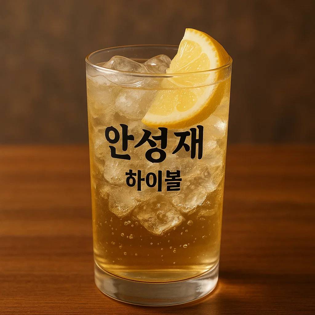 안성재 하이볼 잔