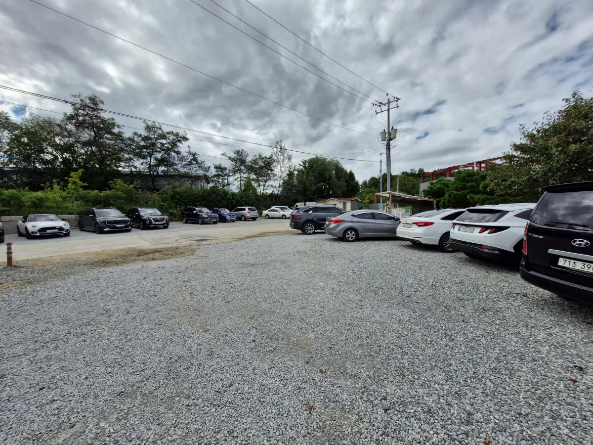 큰-공터에-주차되어-있는-많은-자동차들