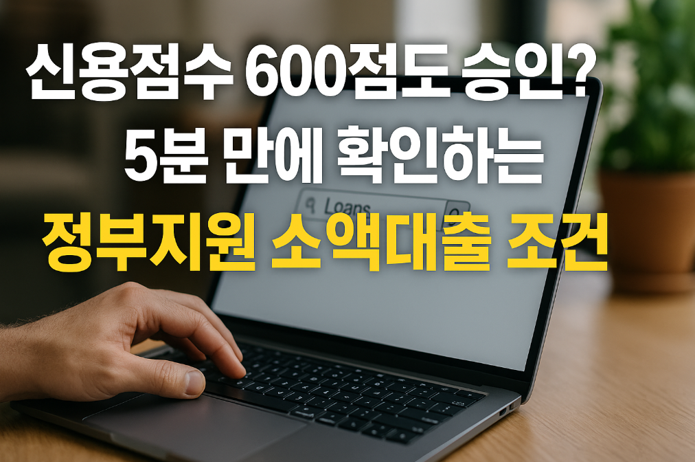 신용점수 600점도 승인?