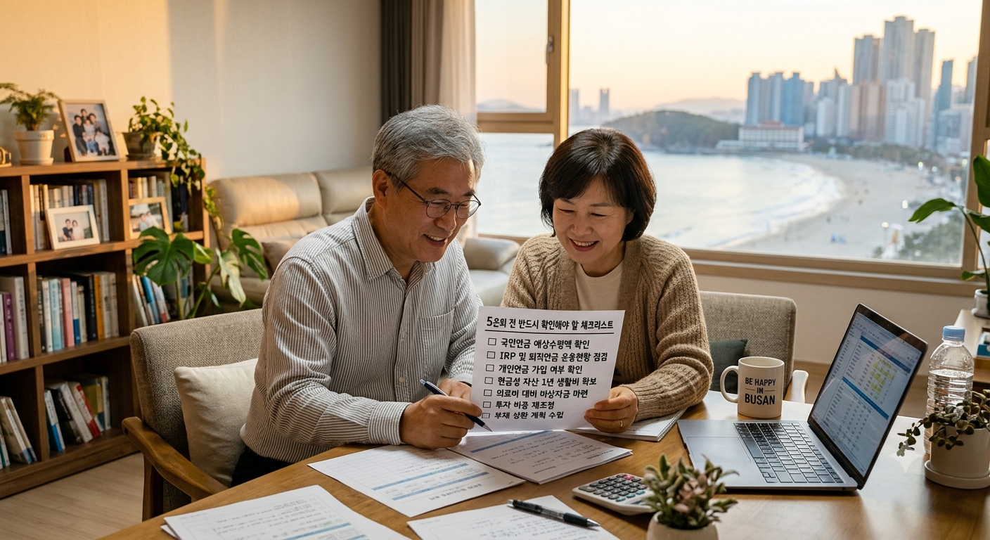 은퇴 전 반드시 확인해야 할 체크리스트