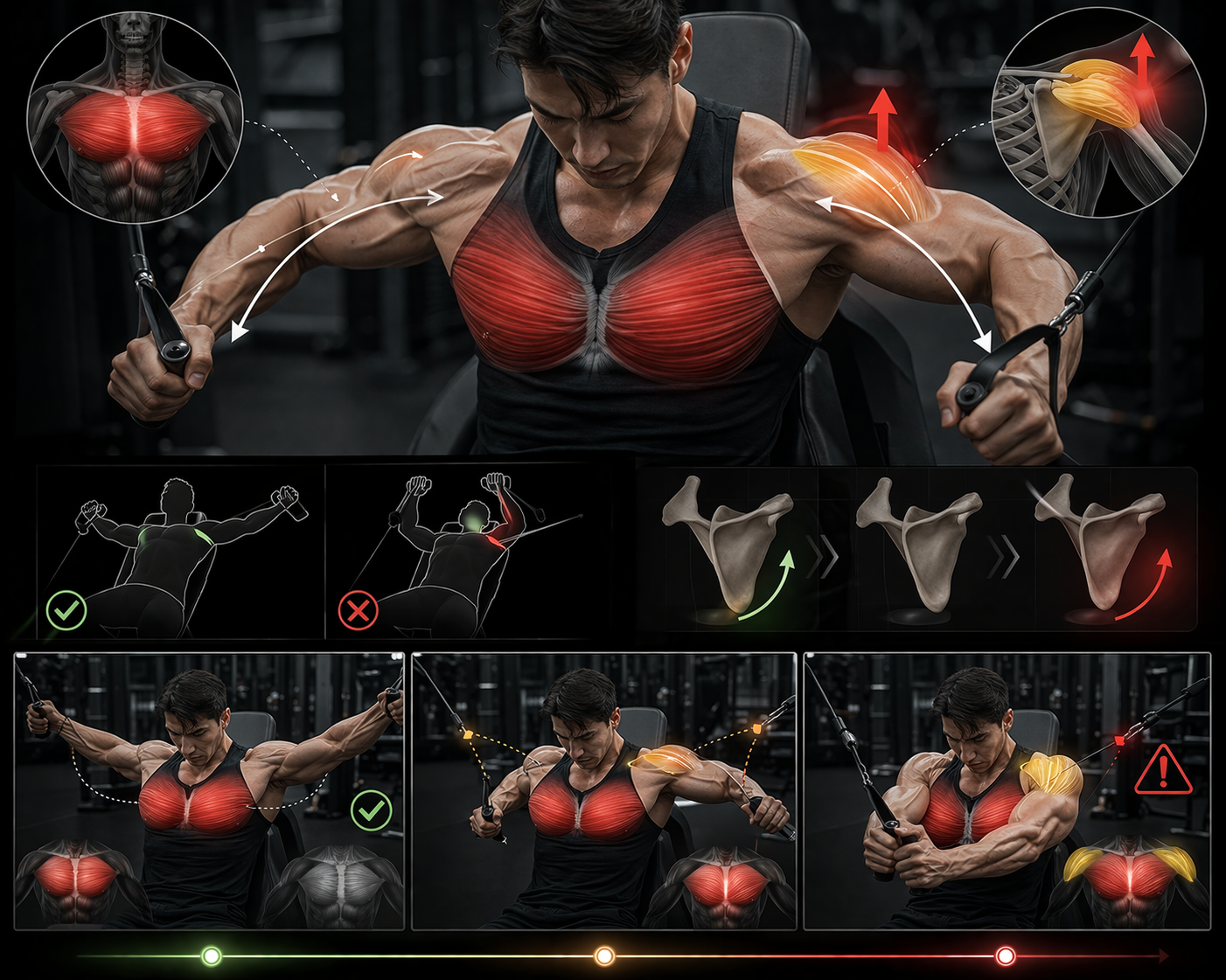 어깨 개입 없이 끝까지 가슴 유지하는 핵심 기준